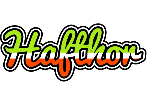 Hafthor superfun logo