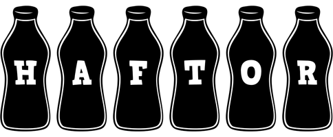 Haftor bottle logo