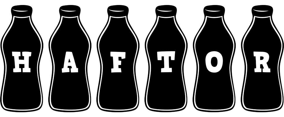 Haftor bottle logo