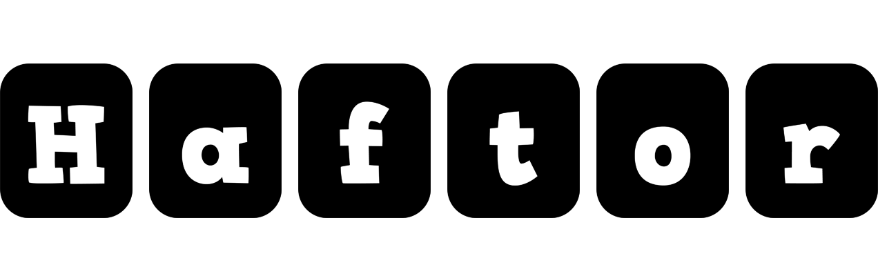 Haftor box logo