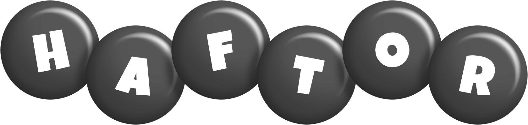 Haftor candy-black logo