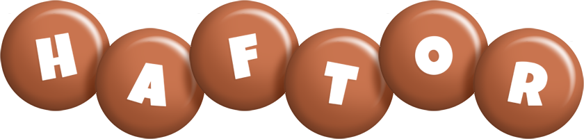 Haftor candy-brown logo