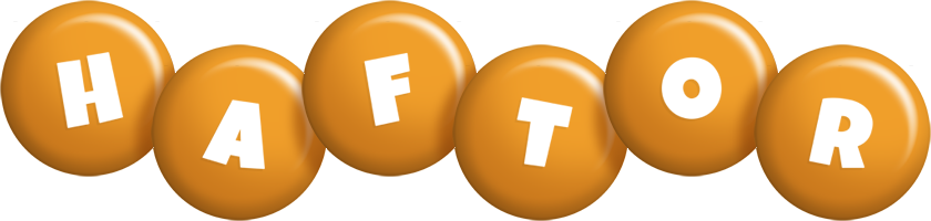 Haftor candy-orange logo