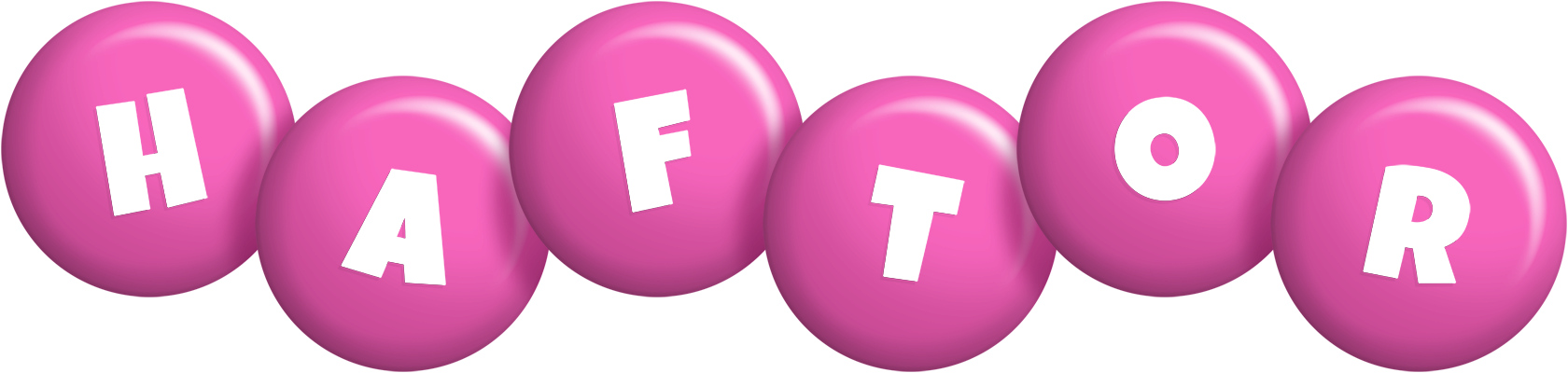Haftor candy-pink logo