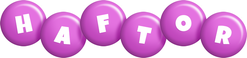 Haftor candy-purple logo