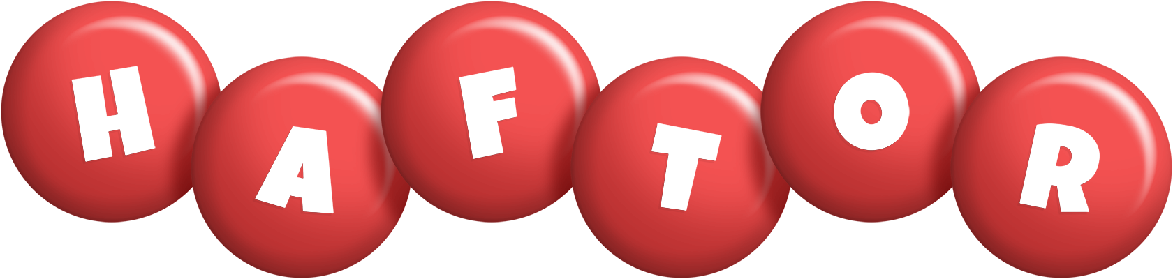 Haftor candy-red logo