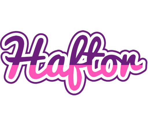 Haftor cheerful logo