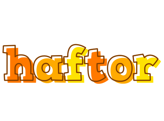 Haftor desert logo
