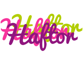 Haftor flowers logo