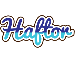 Haftor raining logo