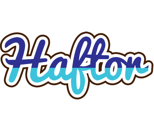 Haftor raining logo
