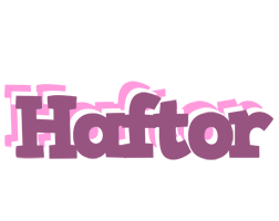 Haftor relaxing logo