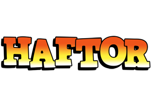 Haftor sunset logo