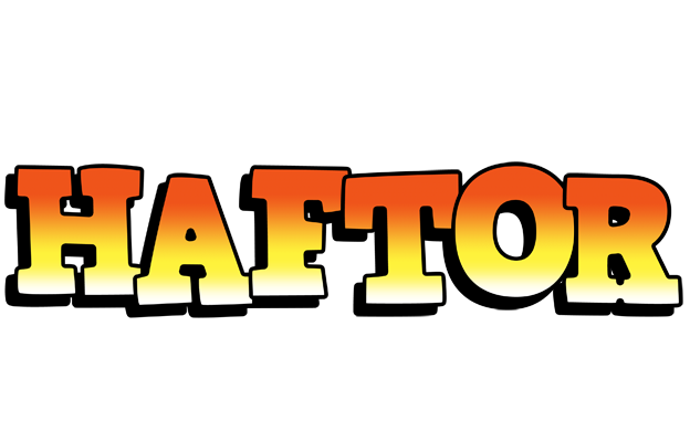 Haftor sunset logo