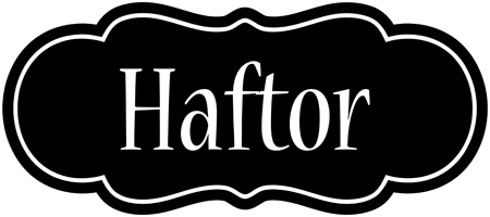 Haftor welcome logo