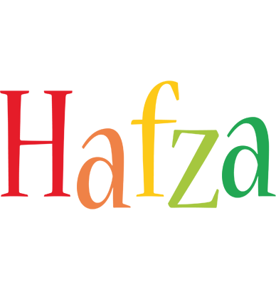 Hafza birthday logo