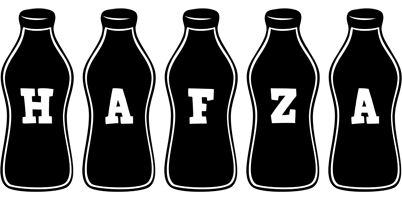 Hafza bottle logo