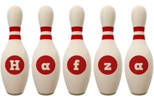 Hafza bowling-pin logo