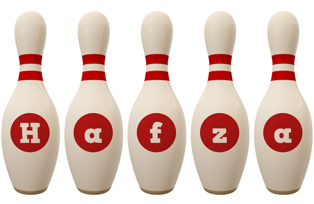 Hafza bowling-pin logo