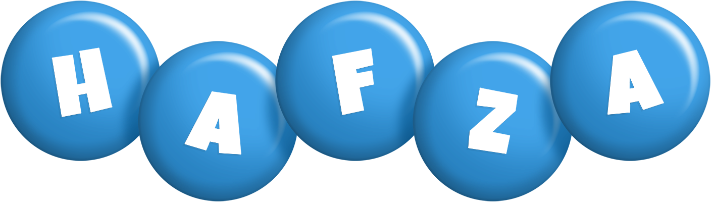 Hafza candy-blue logo