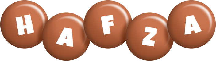 Hafza candy-brown logo
