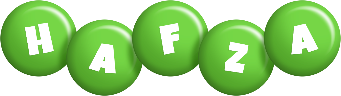Hafza candy-green logo