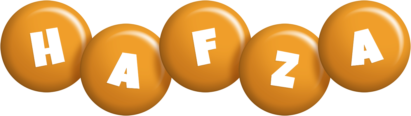 Hafza candy-orange logo