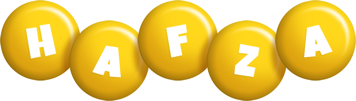 Hafza candy-yellow logo