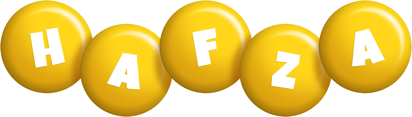 Hafza candy-yellow logo