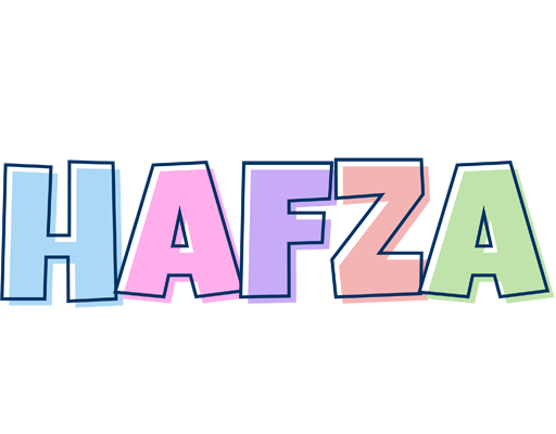 Hafza pastel logo