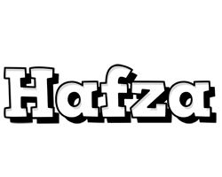 Hafza snowing logo