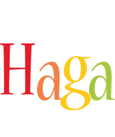 Haga birthday logo