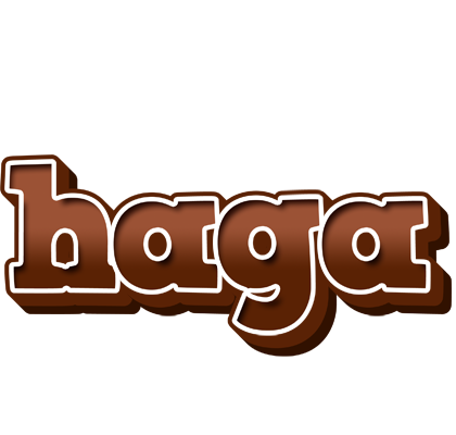 Haga brownie logo