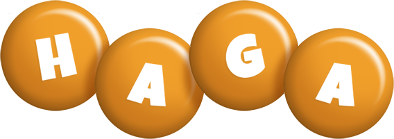 Haga candy-orange logo