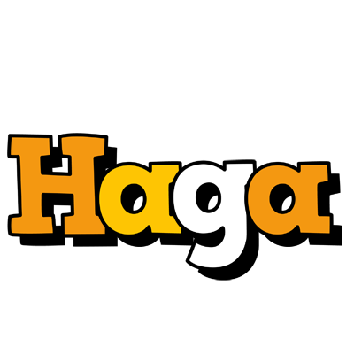 Haga cartoon logo