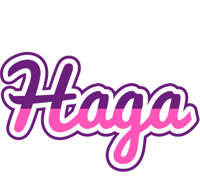 Haga cheerful logo