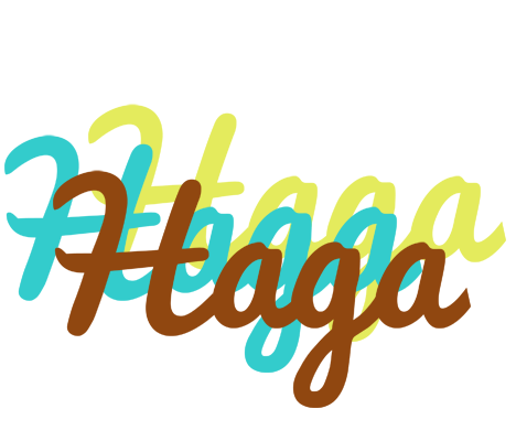Haga cupcake logo