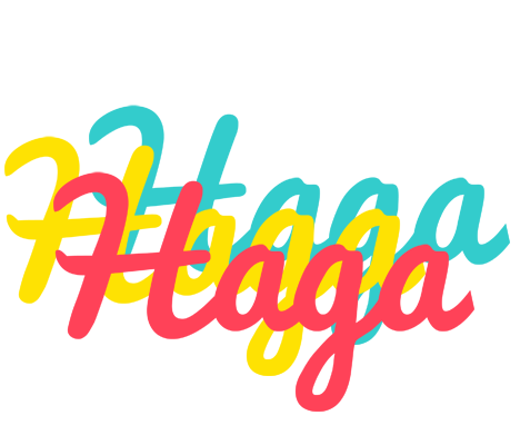 Haga disco logo
