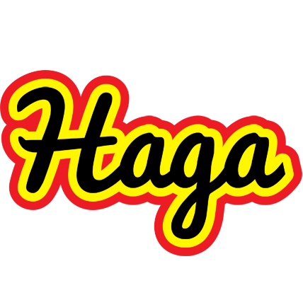 Haga flaming logo