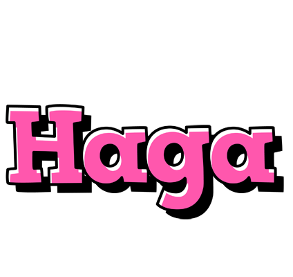 Haga girlish logo