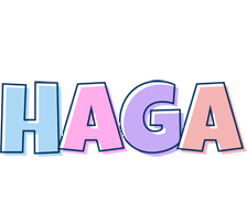 Haga pastel logo