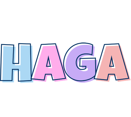 Haga pastel logo
