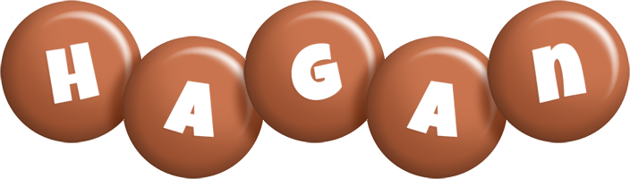 Hagan candy-brown logo