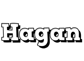 Hagan snowing logo