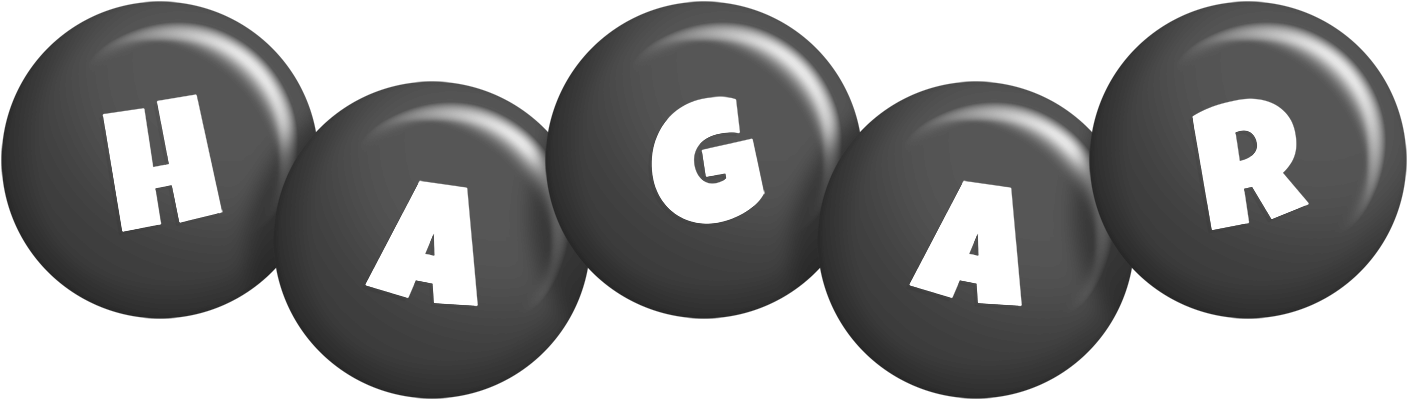 Hagar candy-black logo