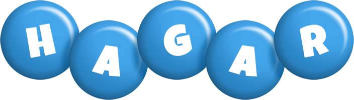 Hagar candy-blue logo