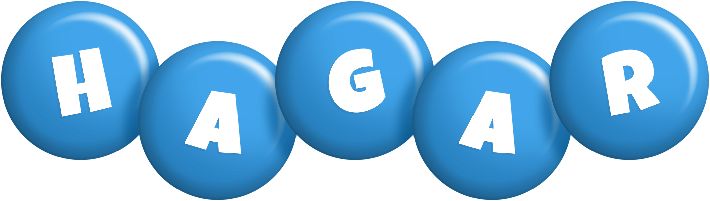 Hagar candy-blue logo