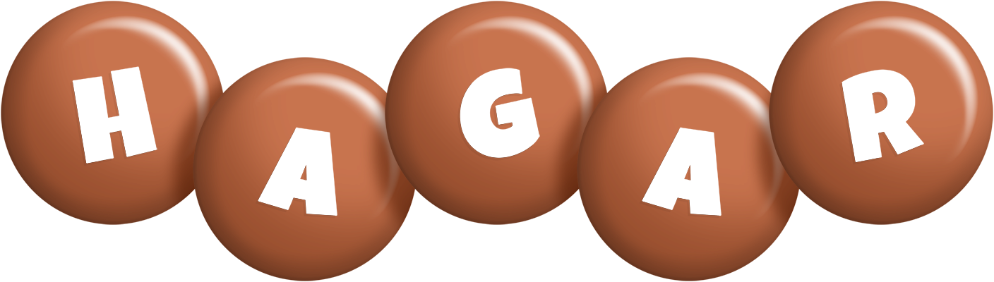 Hagar candy-brown logo