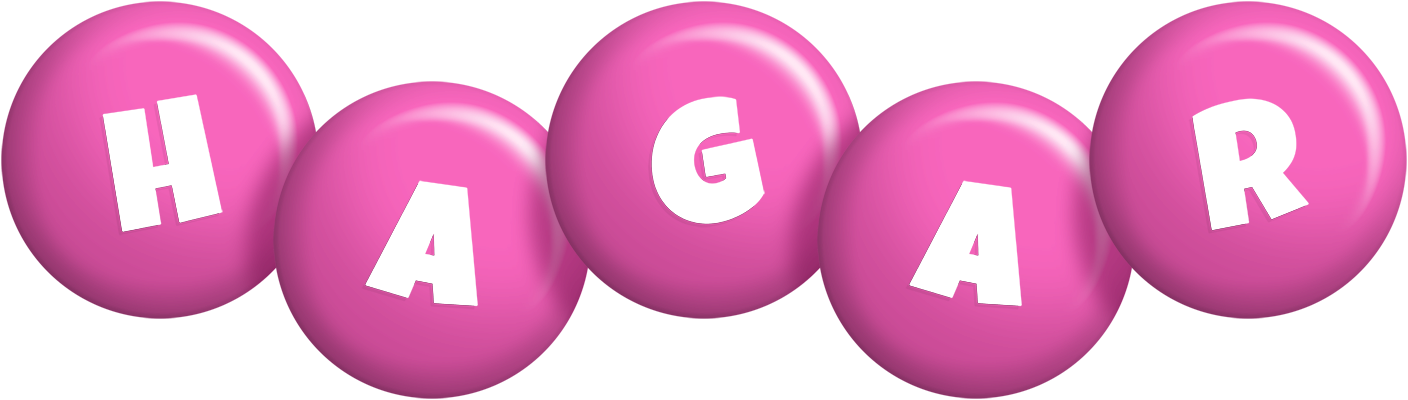 Hagar candy-pink logo