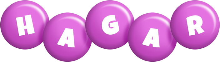 Hagar candy-purple logo